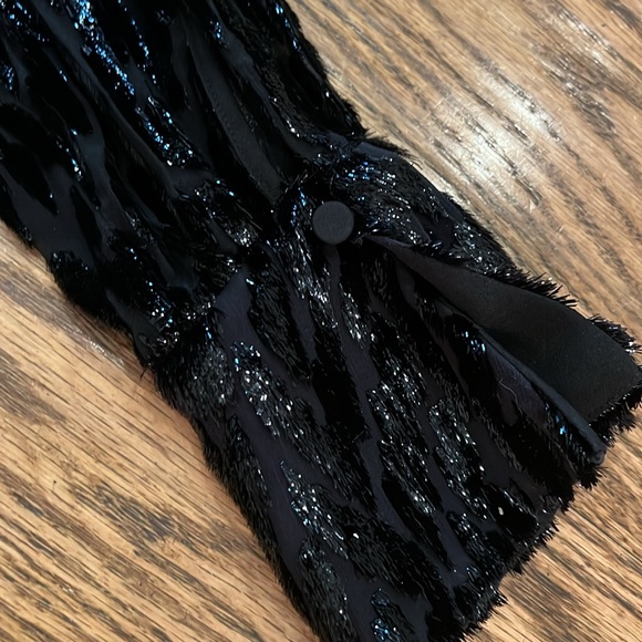 Simkhai Camryn V-neck wrap dress black - Picture 9 of 10